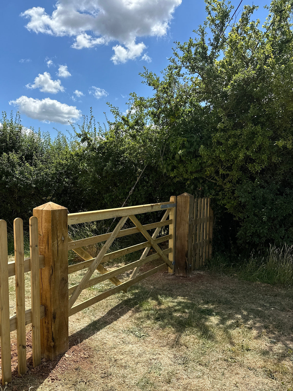 Fencing and gate installation by JJN Construction in Somerset