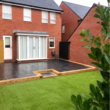 Artificial grass installation by JJN Construction