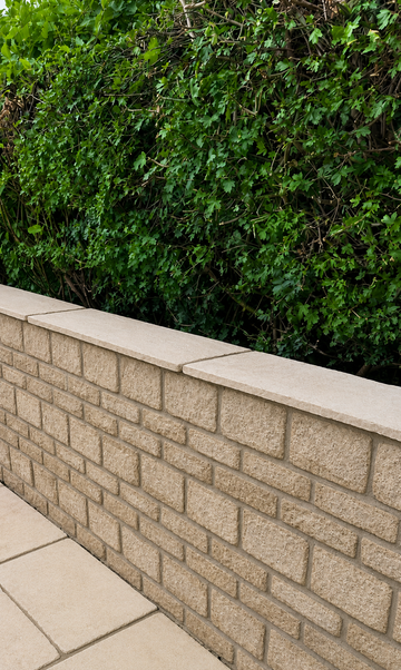 Natural stone walling detail by JJN Construction
